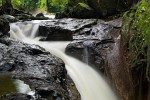 The serene Chorro de las Mozas (young women’s falls) in El Valle, Panama. : Manual HDR, Panama, Waterfall