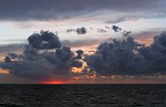 North Sea Sunset. : Sunset, SNMG1 Deployment 2005-2006