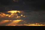 Sky on Fire, Bay of Biscay. : Sunset, SNMG1 Deployment 2005-2006