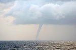 Waterspout in the Mediterranean. : Skies, SNMG1 Deployment 2005-2006