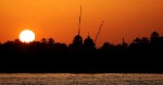 Nile Sunset - Eastbank Luxor, Egypt. : Egypt