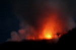 Stromboli erupting at night. : Italy, SNMG1 Deployment 2005-2006